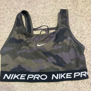Camo nike sports bra